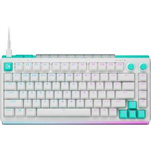 Logitech G512 X 75 Dual SWAP, Hot-Swappable TMR Analog/Mechanical Gaming Keyboard, Tactile, 8K Polling Rate, Custom Actuation 0.1-4.0 mm, Rapid Trigger, LIGHTSYNC RGB, Wired, PC, Mac – Black(White)