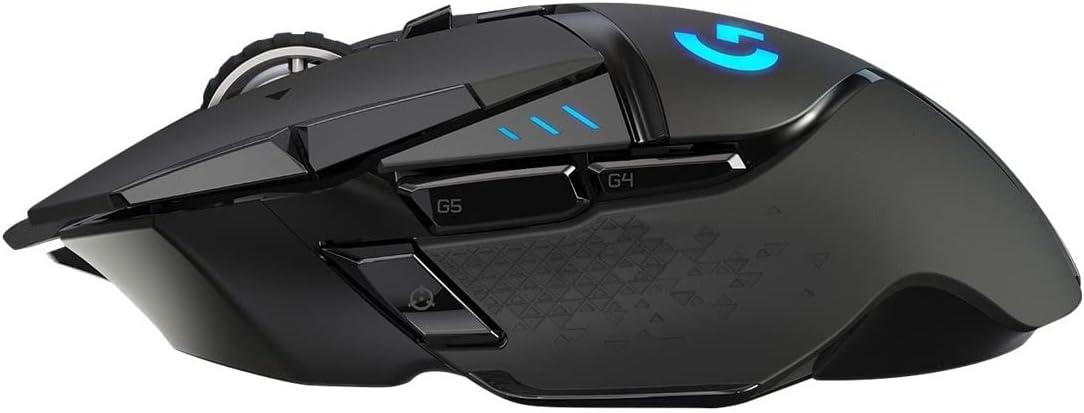 imageSouris gaming RVB personnalisable Logitech G502 Proteus Spectrum avec 11 boutons programmables 20012 000 ppp Noir Emballage Est EuropeG502 Hero Sans fil
