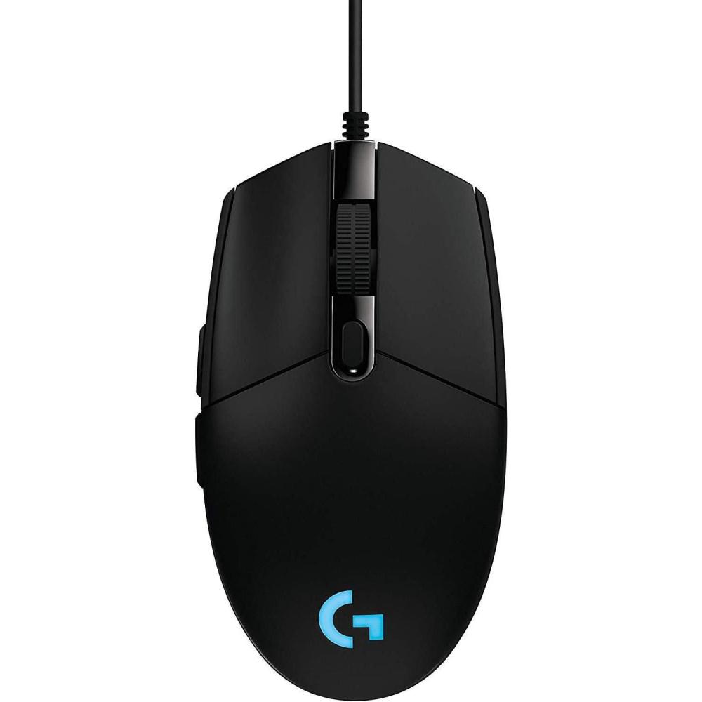 imageLogitech G203 Prodigy Souris Gamer Filaire 8000 PPP RVB Multicolore 168 Millions de Couleurs Personnalisables UltraLger 6 Boutons Programmables Mmoire Intgre PCMac NoireNoir