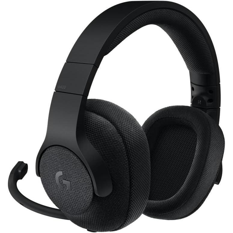 imageLogitech G433 Casque Gamer Filaire Son 71 Surround DTS HeadphoneX Transducteurs ProG Poids Lger USBAudio Jack 35mm PCMacNintendo SwitchPS4Xbox One NoirNoir