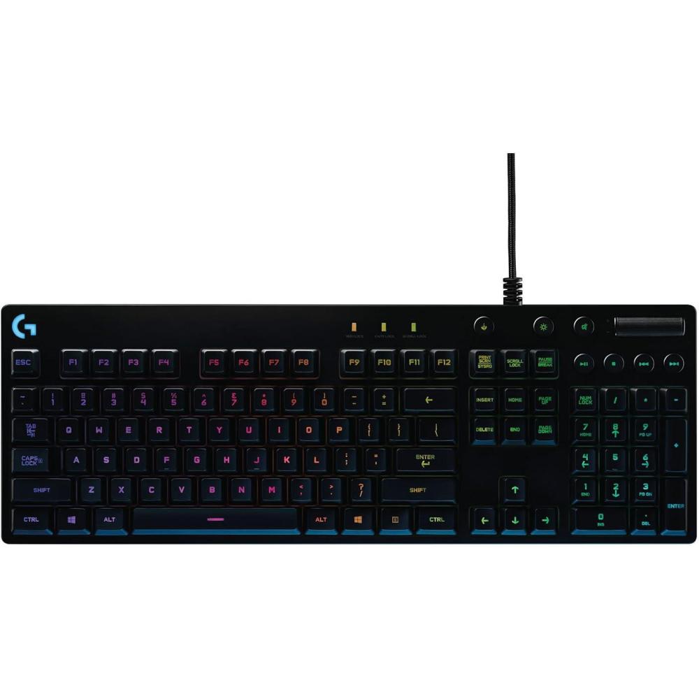 imageLogitech G810 Clavier Gaming Mcanique Orion Spark avec RVB Disposition QWERTY Espagnole NoirClavier QWERTY espagnol