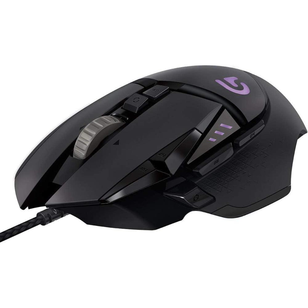 imageSouris gaming RVB personnalisable Logitech G502 Proteus Spectrum avec 11 boutons programmables 20012 000 ppp Noir Emballage Est EuropeG502 Ancienne Version