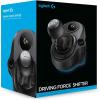 Logitech G Driving Force Levier de Vitesse pour Volant de Course G923, G29 et G920, 6 Vitesses, Enclenchement de la Marche Arrière par Pression, Conception Acier et Cuir, PS4/Xbox One/PC/Mac – Noir 941-000130