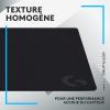 Logitech G640 Tapis de Souris Gamer en Tissu, Pour Souris Gaming Filaire ou sans Fil, 460 x 400mm, Epaisseur 3mm, Friction de Surface Modérée, Texture Homogène, Base en Caoutchouc Stable – Noire(Noir)