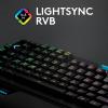 Logitech G910 Orion Spectrum, Clavier Gamer Mécanique RGB, Eclairage RGB LIGHTSYNC, Switchs Romer-G Tactiles, 9 Touches G Programmables, Technologie Double Ecran Arx, Français AZERTY – Noir(G910)