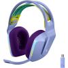 imageLogitech G G522 LIGHTSPEED casque gaming sans fil LIGHTSYNC RVB micro bande passante complte et audio synchronis avanc triple connectivit  LIGHTSPEED Bluetooth USBA vers USBC pour PCBlancLila