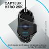 Logitech G G502 HERO souris gaming filaire avec boutons programmables et poids ajustables et G213 RVB clavier gaming rétroéclairé avec touches tactiles -PC-ordinateurs portables, Noir(Souris + Clavier)