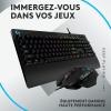 Logitech G G502 HERO souris gaming filaire avec boutons programmables et poids ajustables et G213 RVB clavier gaming rétroéclairé avec touches tactiles -PC-ordinateurs portables, Noir(Souris + Clavier)