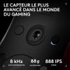 Logitech G PRO 2 LIGHTSPEED, souris de gaming sans fil, pour droitier ou gaucher, maximum de 4 boutons latéraux magnétiques personnalisables et commutables, capteur 44K DPI, recharge USB-C, PC/Mac – B(Rose)