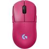 Logitech G PRO 2 LIGHTSPEED, souris de gaming sans fil, pour droitier ou gaucher, maximum de 4 boutons latéraux magnétiques personnalisables et commutables, capteur 44K DPI, recharge USB-C, PC/Mac – B(Rose)