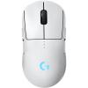 Logitech G PRO 2 LIGHTSPEED, souris de gaming sans fil, pour droitier ou gaucher, maximum de 4 boutons latéraux magnétiques personnalisables et commutables, capteur 44K DPI, recharge USB-C, PC/Mac – B(Blanc)