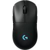 Logitech G PRO 2 LIGHTSPEED, souris de gaming sans fil, pour droitier ou gaucher, maximum de 4 boutons latéraux magnétiques personnalisables et commutables, capteur 44K DPI, recharge USB-C, PC/Mac – B(Noir)