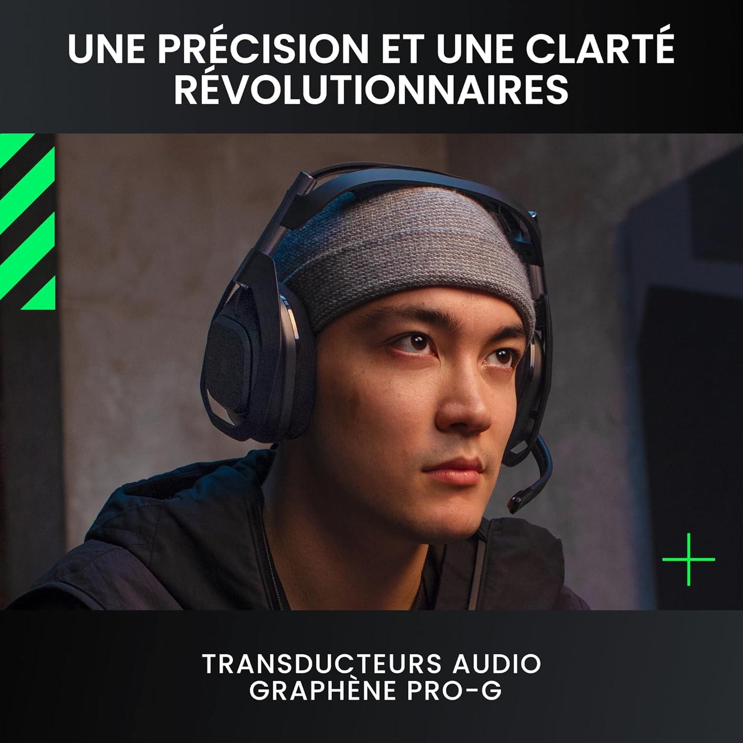 imageLogitech G Astro A50 X LIGHTSPEED casque gaming sans fil base PROG GRAPHNE PLAYSYNC pour la Xbox Series XS PS5 PCMac Nintentdo Switch 2 Bluetooth dispositif de relais HDMI 21 NoirNoir