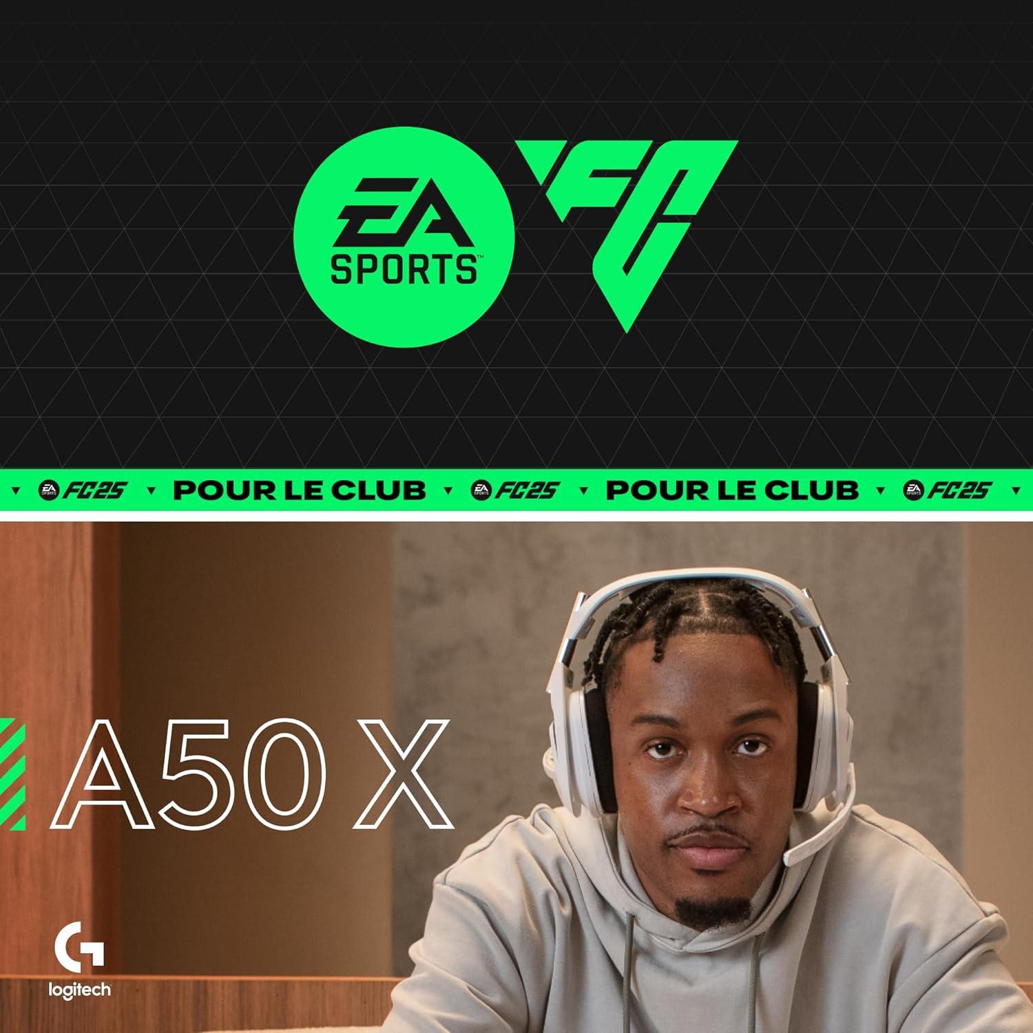 imageLogitech G Astro A50 X LIGHTSPEED casque gaming sans fil base PROG GRAPHNE PLAYSYNC pour la Xbox Series XS PS5 PCMac Nintentdo Switch 2 Bluetooth dispositif de relais HDMI 21 NoirBlanc