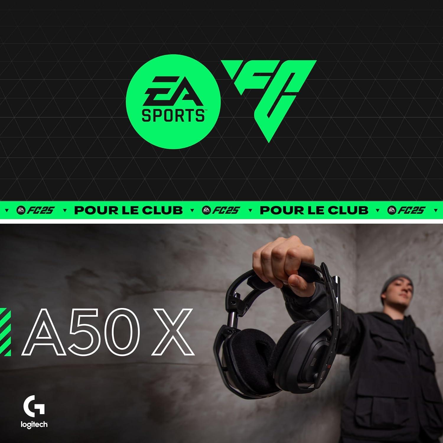 imageLogitech G Astro A50 X LIGHTSPEED casque gaming sans fil base PROG GRAPHNE PLAYSYNC pour la Xbox Series XS PS5 PCMac Nintentdo Switch 2 Bluetooth dispositif de relais HDMI 21 NoirNoir