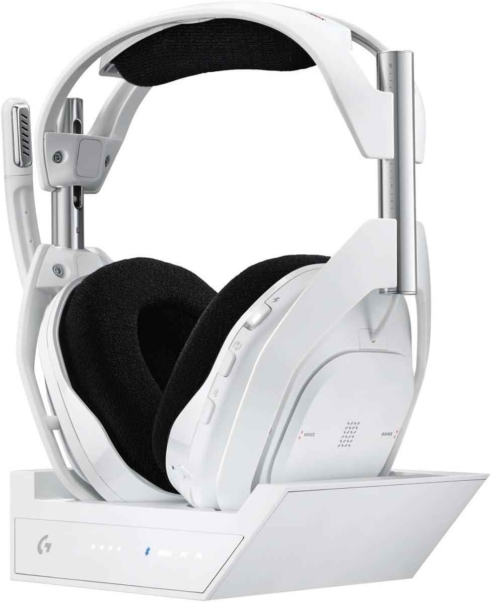 imageLogitech G Astro A50 X LIGHTSPEED casque gaming sans fil base PROG GRAPHNE PLAYSYNC pour la Xbox Series XS PS5 PCMac Nintentdo Switch 2 Bluetooth dispositif de relais HDMI 21 NoirBlanc