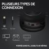 Logitech G Pro X 2 Lightspeed Casque Audio Bluetooth, Micro-Casque détachable, Enceinte graphène 50 mm, DTS:X Casque 2.0—7.1 Surround, Bluetooth/USB/3,5 mm Aux, PC, PS5, PS4, Nintendo Switch – Rose(blanc)