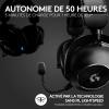 Logitech G Pro X 2 Lightspeed Casque Audio Bluetooth, Micro-Casque détachable, Enceinte graphène 50 mm, DTS:X Casque 2.0—7.1 Surround, Bluetooth/USB/3,5 mm Aux, PC, PS5, PS4, Nintendo Switch – Rose(Noir)