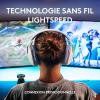 Logitech G435 LIGHTSPEED & Bluetooth sans Fil Casque Gamer, léger circum-auriculaire, Micro intégré, Batterie de 18h, Compatible avec Dolby Atmos, PC, PS4, PS5, Mobile, Nintendo Switch – Blanc(Blanc)