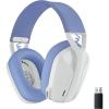 Logitech G435 LIGHTSPEED & Bluetooth sans Fil Casque Gamer, léger circum-auriculaire, Micro intégré, Batterie de 18h, Compatible avec Dolby Atmos, PC, PS4, PS5, Mobile, Nintendo Switch – Blanc(Blanc)