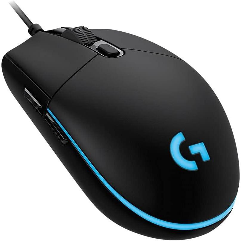 imageLogitech G PRO USB Souris Gamer Filaire Capteur Gaming HERO 25K 25 600 PPP RVB UltraLger 6 Boutons Programmables Mmoire Intgre Compatible avec PCMac NoireSouris Gamer