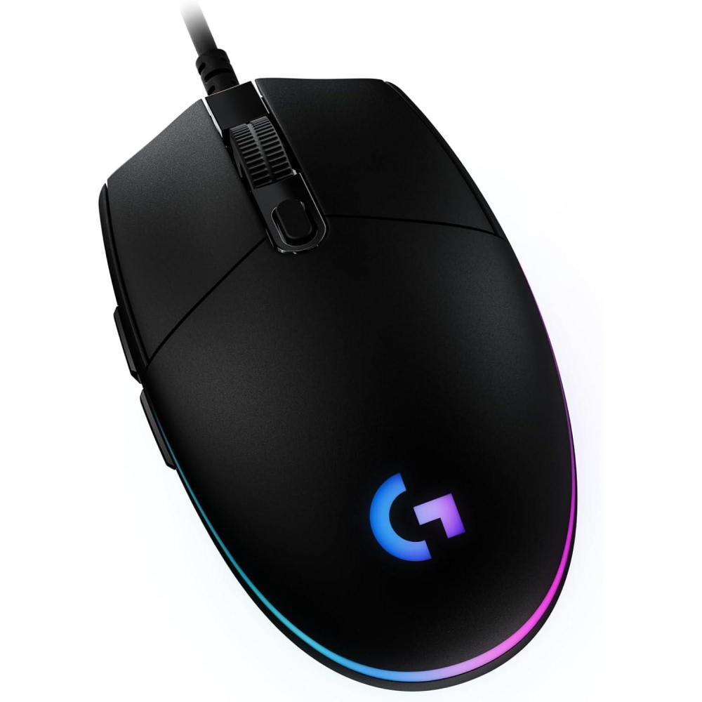imageLogitech G203 Souris Filaire Gaming 2nd Gen 8000 DPI Effets Lumineux Multicolores LIGHTSYNC RGB 6 Boutons Programmables Mmoire Intgre Compatible Mac et PCNoir