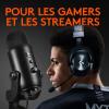 Logitech G Casque Gamer Pro X avec DTS Headphone:X 7.1 et Transducteurs Pro-G 50 mm pour Gaming et Blue Microphone Yeti, Micro USB pour l&rsquo;Enregistrement et le Streaming sur PC et Mac – Noir