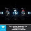 Logitech G G915 X Clavier gaming mécanique filaire ultra-plat, touches PBT double couche, touches entièrement programmables, éclairage RVB, switchs GL Brown Tactile, PC/Mac, Clavier FRA AZERTY – Noir(Clicky)
