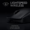 Logitech G PRO Radio-fréquence Souris Gamer sans Fil, Capteur Gaming HERO 25K, 25 600 PPP, RVB, Ultra-Léger, 4 à 8 Boutons Programmables, Batterie Longue Durée, POWERPLAY-compatible, PC – Noire(Noir/transparent)