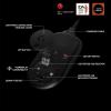 Logitech G PRO Radio-fréquence Souris Gamer sans Fil, Capteur Gaming HERO 25K, 25 600 PPP, RVB, Ultra-Léger, 4 à 8 Boutons Programmables, Batterie Longue Durée, POWERPLAY-compatible, PC – Noire(Noir/transparent)