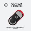 Logitech G Pro X Superlight Souris Gaming sans Fil, Ultra légère 63g, Capteur Hero 25K, 25 600 PPP, 5 Boutons Programmables, Longue Longévité des Piles, Memoire Integrée, PC/Mac – Rouge(Rouge)