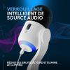 Logitech G Yeti GX Microphone Gaming RVB Dynamique avec LIGHTSYNC, USB prêt à l’Emploi pour Streaming, supercardioïde, pour PC/Mac – Blanc(Blanc)