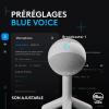 Logitech G Yeti Orb Microphone Gaming RVB à condensateur avec LIGHTSYNC, USB prêt à l’Emploi pour Streaming, cardioïde, pour PC/Mac – Noir(Blanc)