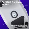 Logitech G203 Souris Filaire Gaming 2nd Gen : 8000 DPI, Effets Lumineux Multicolores LIGHTSYNC RGB, 6 Boutons Programmables, Mémoire Intégrée, Compatible Mac et PC(Blanc)
