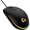 Logitech G203 Souris Filaire Gaming 2nd Gen : 8000 DPI, Effets Lumineux Multicolores LIGHTSYNC RGB, 6 Boutons Programmables, Mémoire Intégrée, Compatible Mac et PC(Noir)
