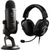 Logitech G Casque Gamer Pro X avec DTS Headphone:X 7.1 et Transducteurs Pro-G 50 mm pour Gaming et Blue Microphone Yeti, Micro USB pour l&rsquo;Enregistrement et le Streaming sur PC et Mac – Noir