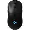 Logitech G PRO Radio-fréquence Souris Gamer sans Fil, Capteur Gaming HERO 25K, 25 600 PPP, RVB, Ultra-Léger, 4 à 8 Boutons Programmables, Batterie Longue Durée, POWERPLAY-compatible, PC – Noire(Noir/transparent)