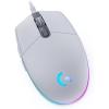 Logitech G203 Souris Filaire Gaming 2nd Gen : 8000 DPI, Effets Lumineux Multicolores LIGHTSYNC RGB, 6 Boutons Programmables, Mémoire Intégrée, Compatible Mac et PC(Blanc)