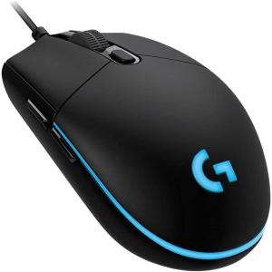 Logitech G PRO USB Souris Gamer Filaire, Capteur Gaming HERO 25K, 25 600 PPP, RVB, Ultra-Léger, 6 Boutons Programmables, Mémoire Intégrée, Compatible avec PC/Mac – Noire(Souris Gamer)