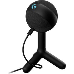 Logitech G Yeti Orb Microphone Gaming RVB à condensateur avec LIGHTSYNC, USB prêt à l’Emploi pour Streaming, cardioïde, pour PC/Mac – Noir(Noir)