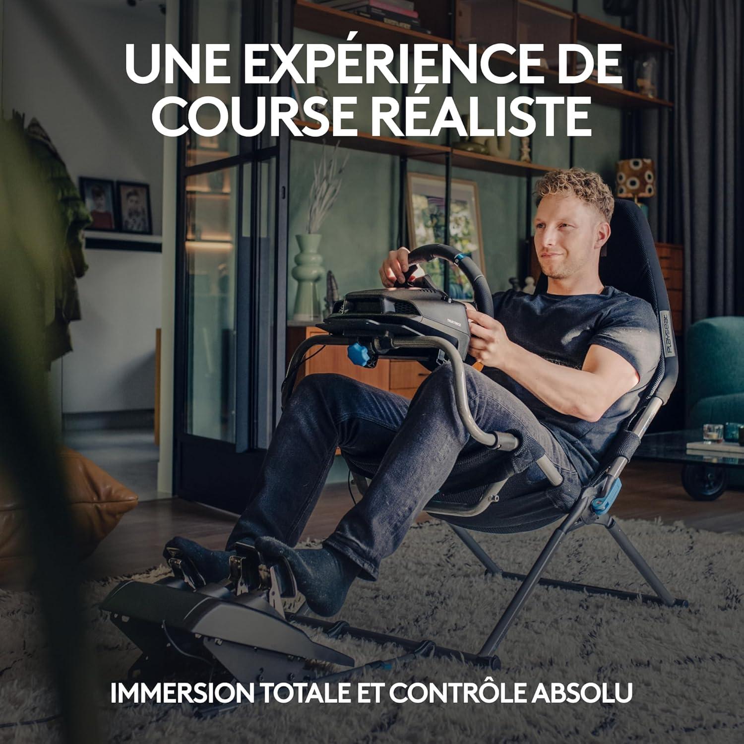 imageLogitech G G923 volant de course et pdales TRUEFORCE jusqu 1000 Hz commande de dmarrage double embrayage housse de volant vritable PS5PS4PCMac NoirG923 PlayStation PC