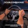 Logitech G G923 volant de course et pédales, TRUEFORCE jusqu&rsquo;à 1000 Hz, commande de démarrage à double embrayage, housse de volant véritable, PS5/PS4/PC/Mac – Noir(G923 (PlayStation | PC))