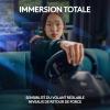 Logitech G G923 volant de course et pédales, TRUEFORCE jusqu&rsquo;à 1000 Hz, commande de démarrage à double embrayage, housse de volant véritable, PS5/PS4/PC/Mac – Noir(G923 (PlayStation | PC))