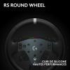 Logitech G RS50 System, configuration de volant de simulation de course en 3 pièces – base de volant RS50 avec Direct Drive 8 Nm, RS Wheel Hub avec 13 boutons et RS Round Wheel 28 cm – Xbox/PC – Noir