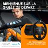 Logitech G RS50 System, configuration de volant de simulation de course en 3 pièces – base de volant RS50 avec Direct Drive 8 Nm, RS Wheel Hub avec 13 boutons et RS Round Wheel 28 cm -PS5/PS4/PC- Noir