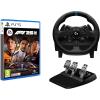 Logitech G G923 volant de course et pédales, TRUEFORCE jusqu&rsquo;à 1000 Hz, commande de démarrage à double embrayage, housse de volant véritable, PS5/PS4/PC/Mac – Noir(G923 (PlayStation | PC))