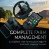 Logitech G Saitek Ensemble pour Engins Agricoles, Volant à 900 Degrés, +38 Boutons Assignables, Contrôleur Analogique Double, Stick de Contrôle, USB , PC/Mac – Noir(Ensemble d&rsquo;équipement (contrôleur SIM agricole))