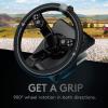 Logitech G Saitek Ensemble pour Engins Agricoles, Volant à 900 Degrés, +38 Boutons Assignables, Contrôleur Analogique Double, Stick de Contrôle, USB , PC/Mac – Noir(Ensemble d&rsquo;équipement (contrôleur SIM agricole))