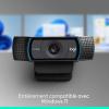 Logitech Webcam C920 HD Pro, Appels et Enregistrements Vidéo Full HD 1080p, Webcam Streaming, Deux Microphones, Petite, Agile, Réglable, PC/Mac/Portable/Tablette/Chromebook – Noir(Webcam)
