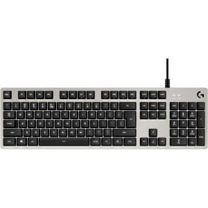 Logitech G413 TKL SE Clavier Gamer Mécanique – Rétroéclairé avec Switches Mécaniques Tactiles, Anti-Ghosting, Compatible avec Windows, macOS, Français AZERTY – Noir(Argent)